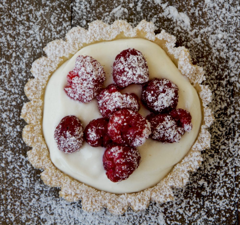 Crostatine ai lamponi e formaggio -Senza glutine per tutti i gusti