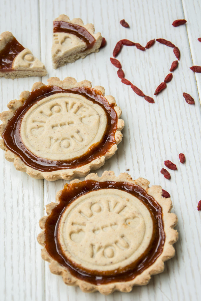 Crostatine integrali con bacche di Goji Senza glutine per tutti i gusti