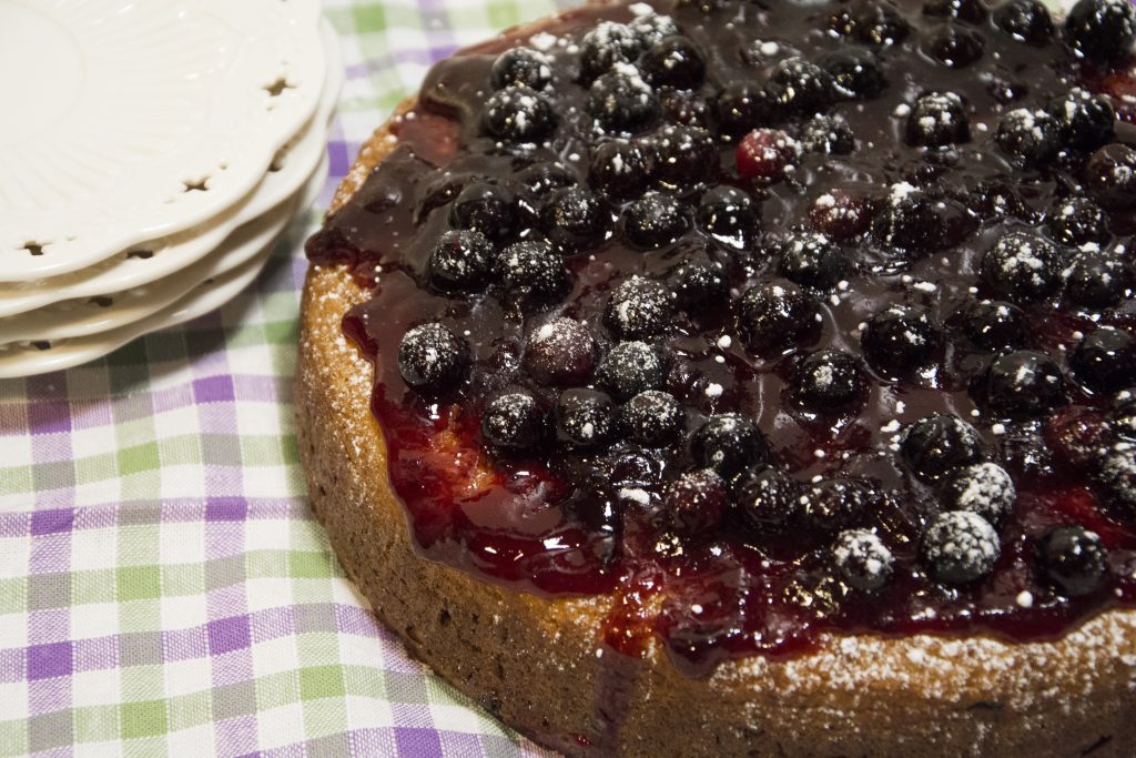 Torta di quinoa ai mirtilli -Senza glutine per tutti i gusti