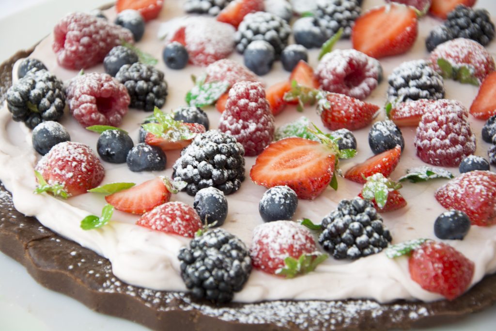 Torta fredda ai frutti di bosco -Senza glutine per tutti i gusti