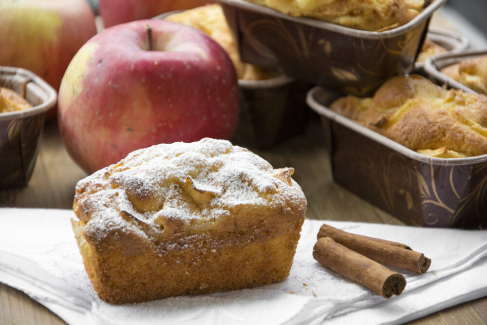 Mini plumcake alle mele -Senza glutine per tutti i gusti