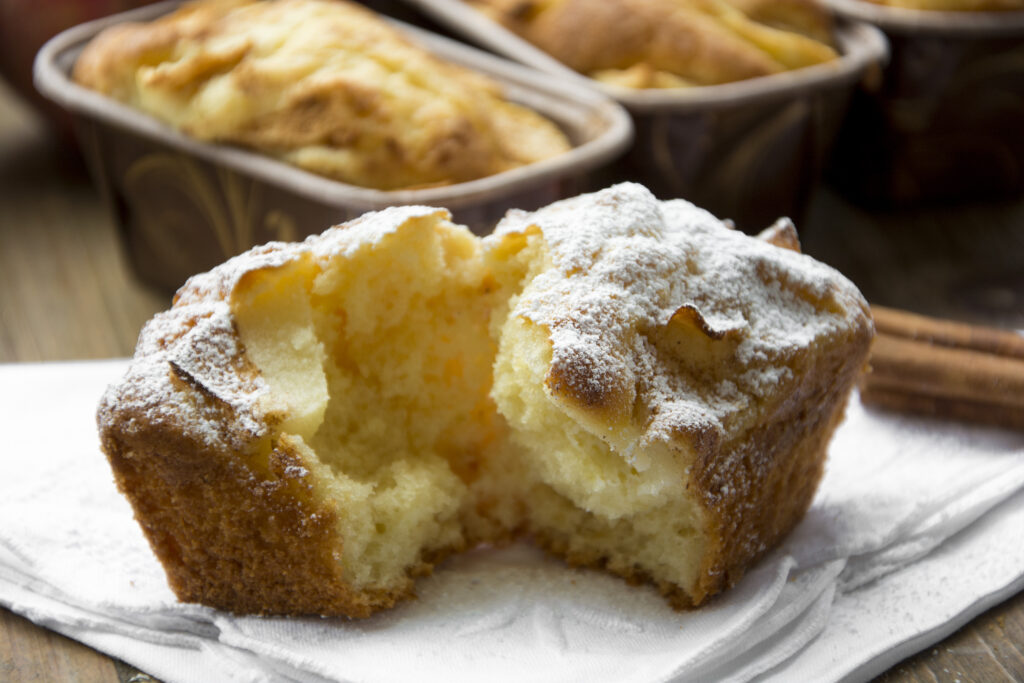 Mini plumcake alle mele -Senza glutine per tutti i gusti