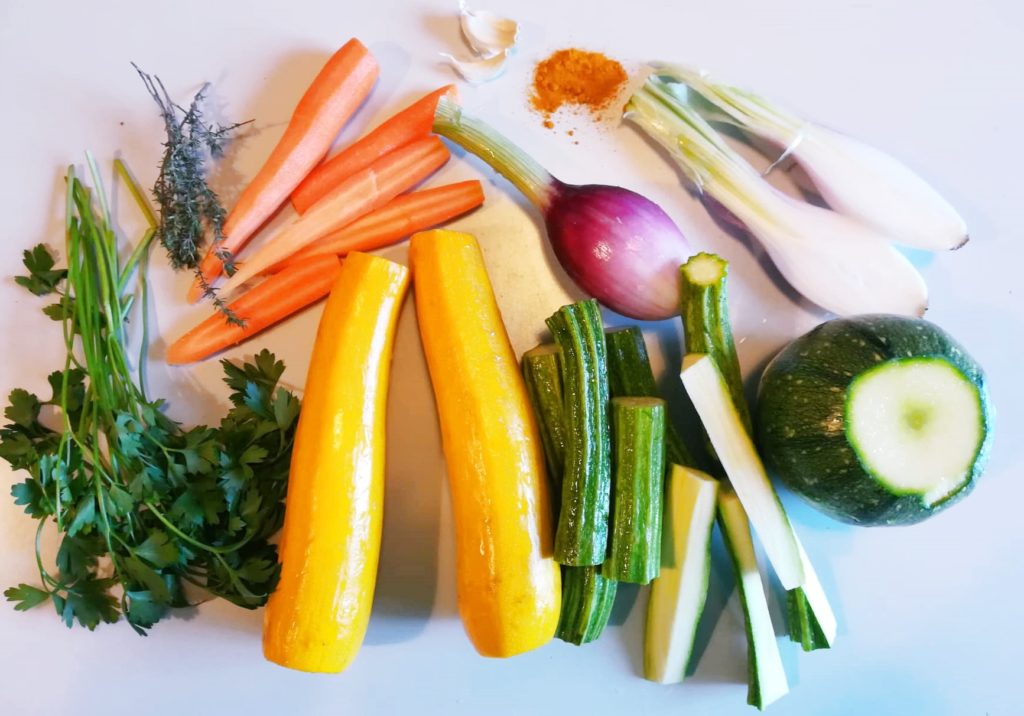 Ingredienti Tajine di verdure