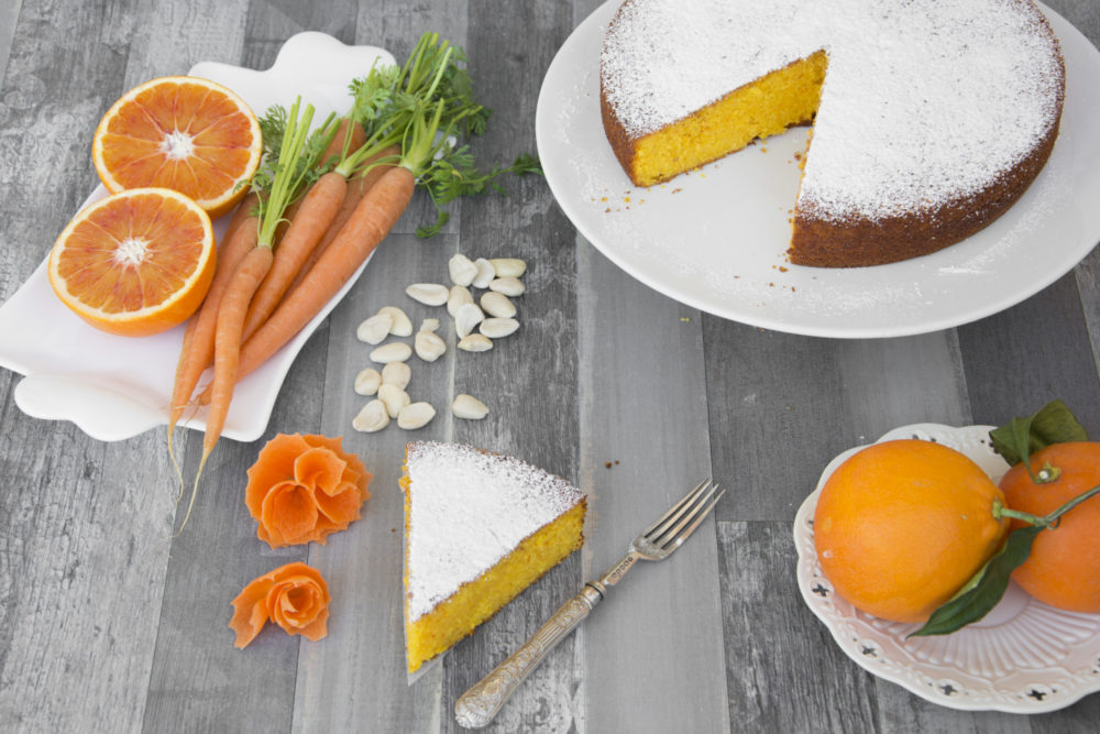 Torta di carote all'arancia-Senza glutine per tutti i gusti