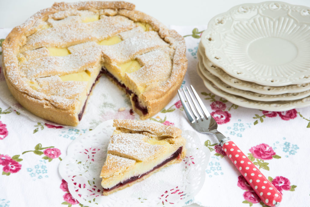 Crostata di ricotta e visciole- Senza glutine per tutti i gusti