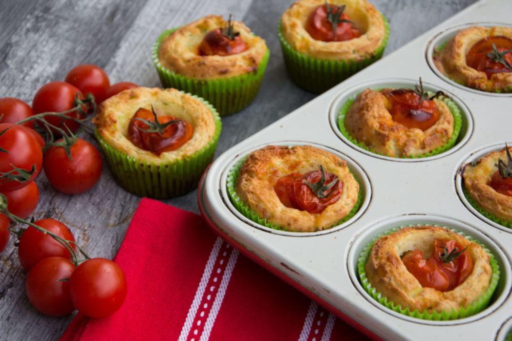 Muffin salati con cheddar e zucchine-Senza glutine per tutti i gusti