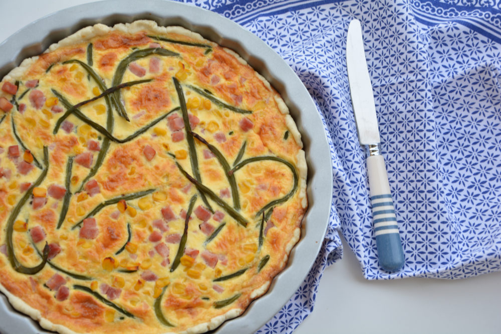 Quiche estiva ai fagiolini-Senza glutine per tutti i gusti