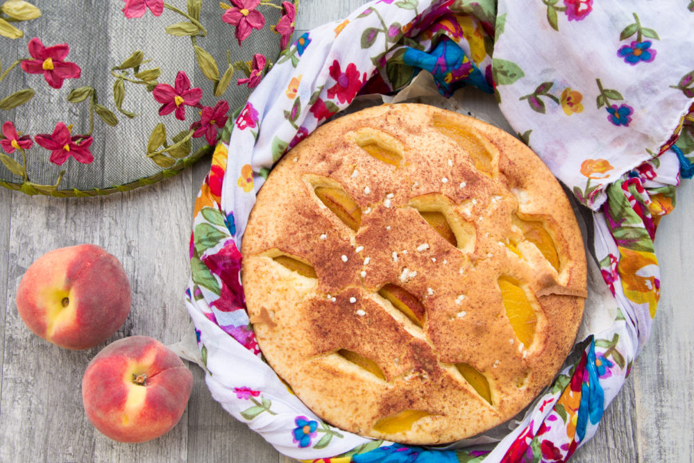 Torta di pesche al mascarpone -Senza glutine per tutti i gusti