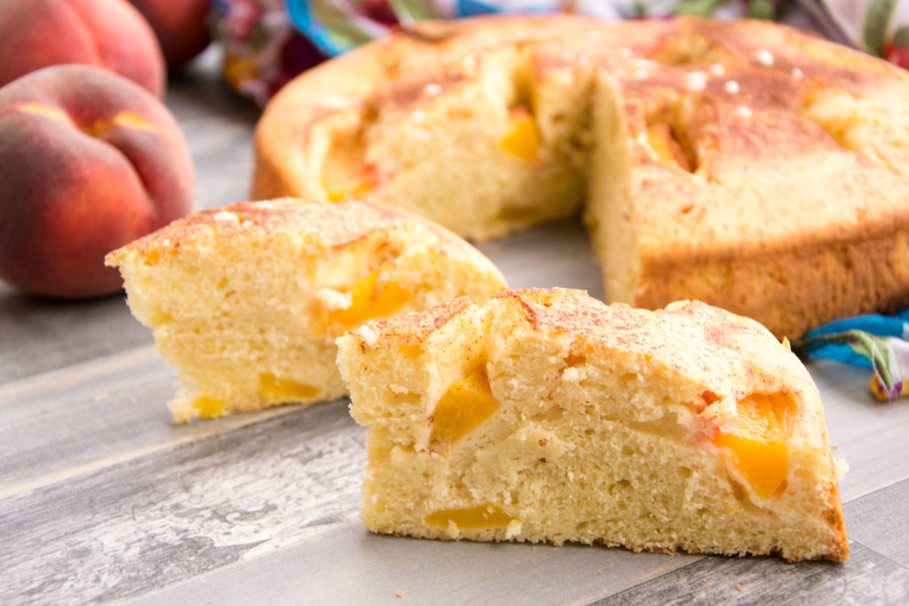 Torta di pesche al mascarpone -Senza glutine per tutti i gusti