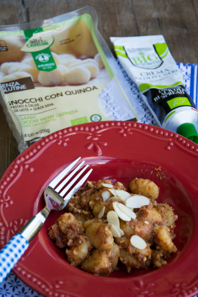 Gnocchi di quinoa con pesto e mandorle -Senza glutine per tutti i gusti