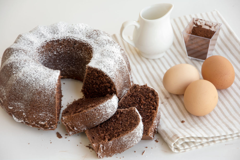 Ciambella alla panna e cacao -Senza glutine per tutti i gusti