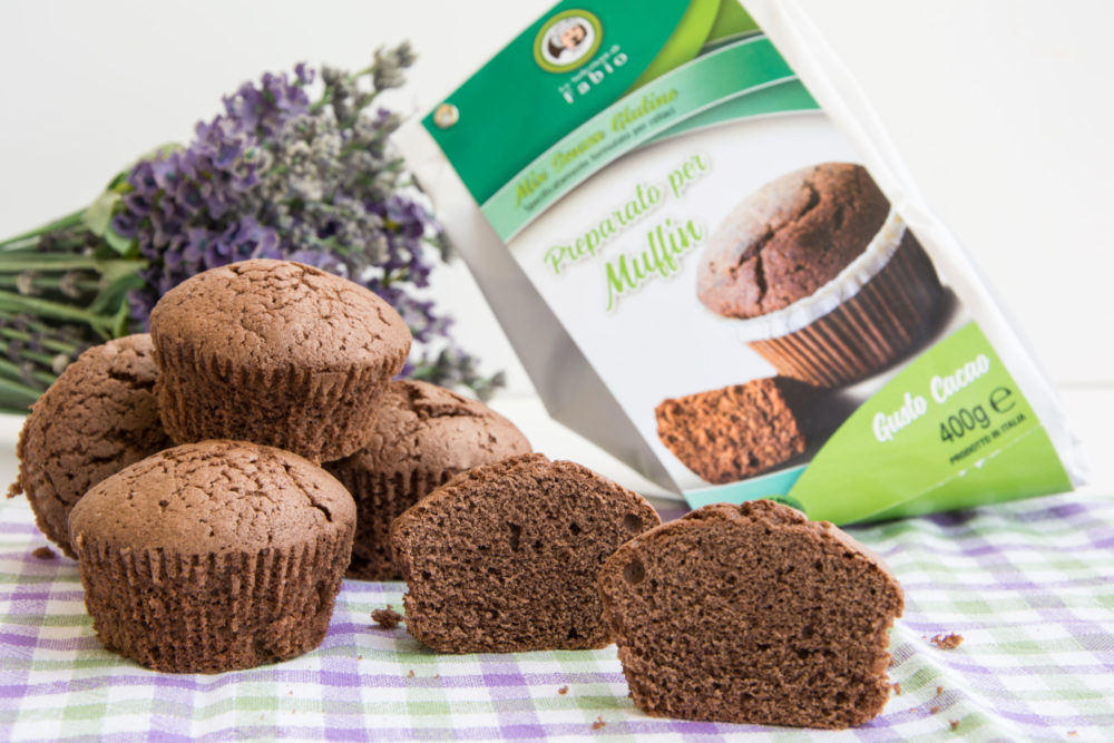 Muffin al cacao Le selezioni di Fabio-Senza glutine per tutti i gusti