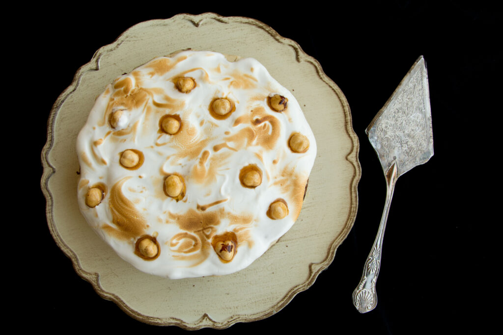 Torta meringata alle nocciole -Senza glutine per tutti i gusti