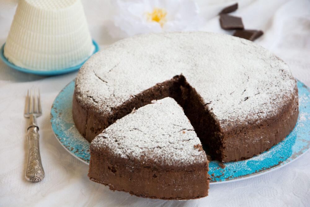 Torta ricotta e cioccolato -Senza glutine per tutti i gusti