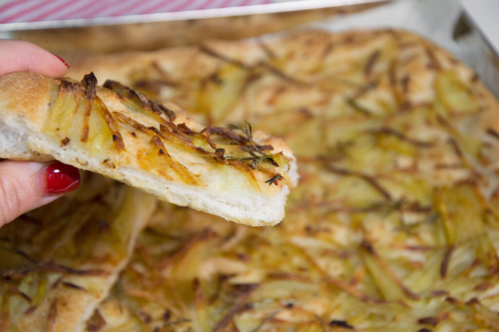 Pizza bianca alle patate -Senza glutine per tutti i gusti