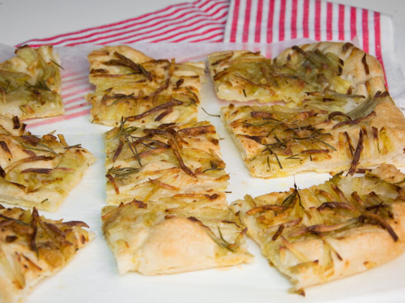 Pizza bianca alle patate -Senza glutine per tutti i gusti