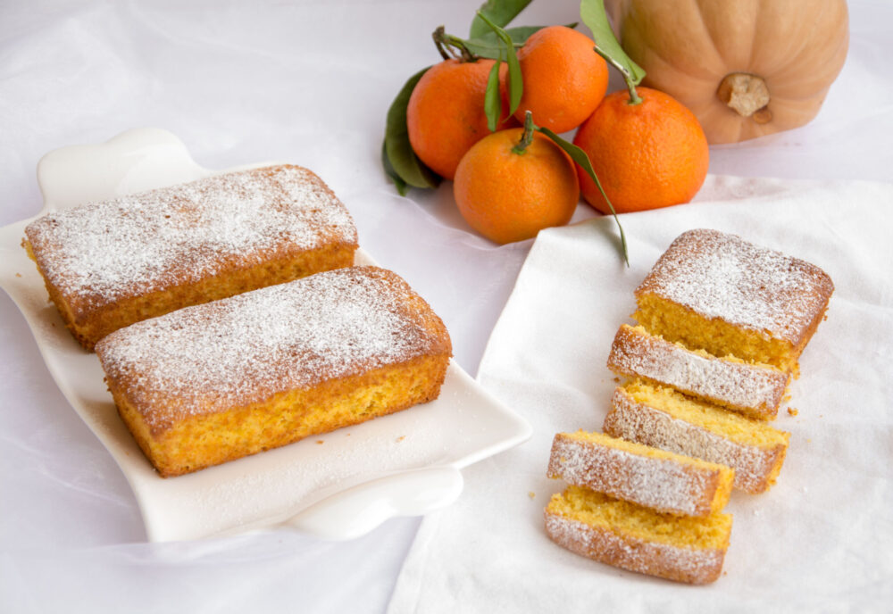 Plumcake alla zucca e clementini -Senza glutine per tutti i gusti