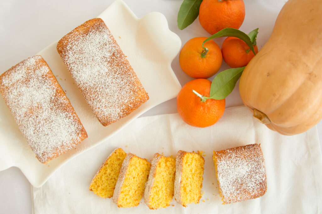 Plumcake alla zucca e clementini -Senza glutine per tutti i gusti