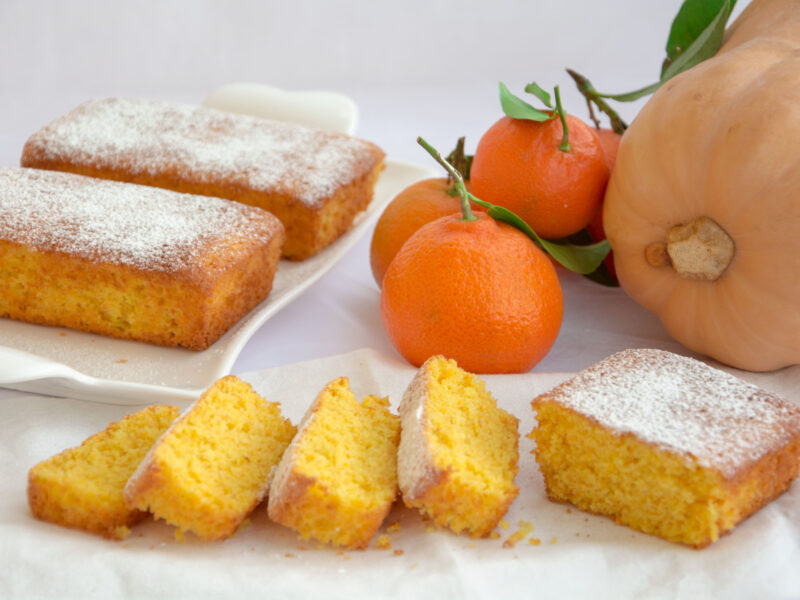 Plumcake alla zucca e clementini -Senza glutine per tutti i gusti