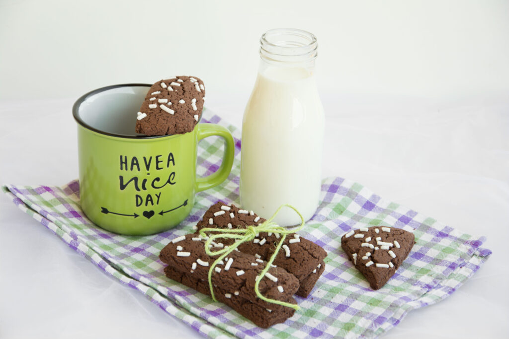 Biscotti da latte al cacao -Senza glutine per tutti i gusti