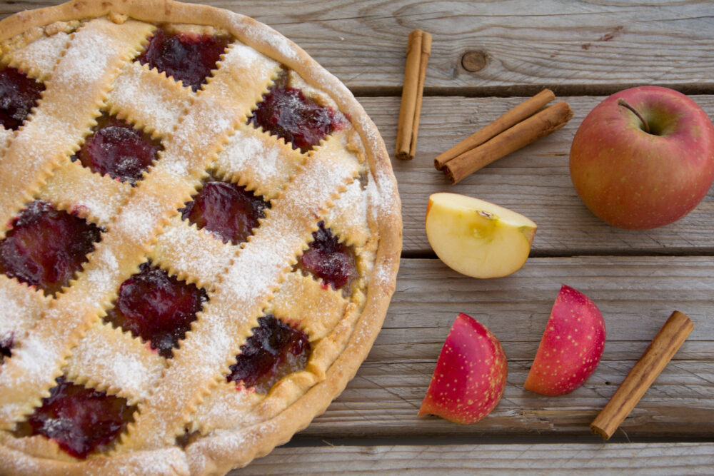 Crostata di mele e cannella