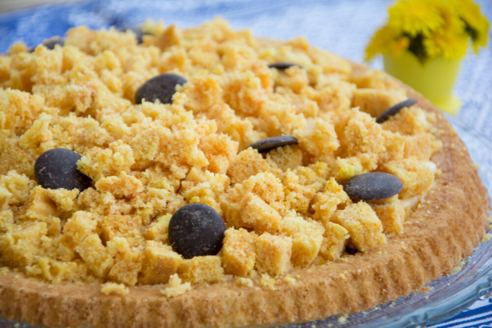 Crostata morbida mimosa -Senza glutine per tutti i gusti