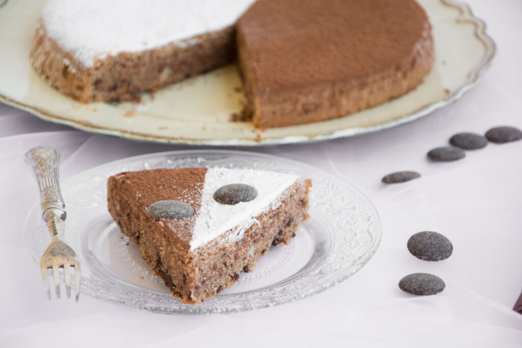 Torta di albumi al cioccolato -Senza glutine per tutti i gusti