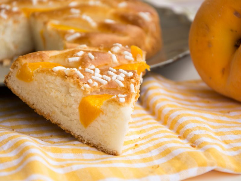 Torta di albumi alle percoche -Senza glutine per tutti i gusti