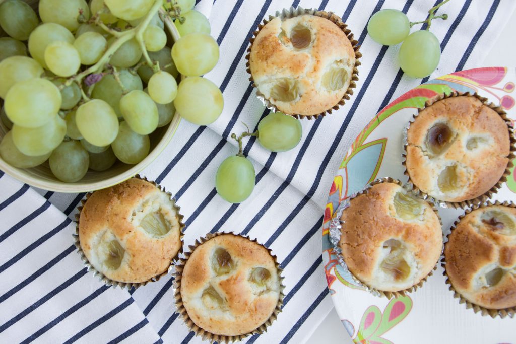 Tortini all'uva e cioccolato bianco -Senza glutine per tutti i gusti