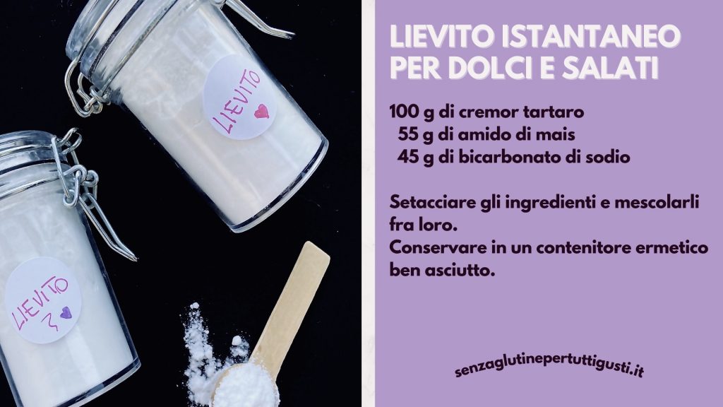 Lievito istantaneo -Senza glutine per tutti i gusti