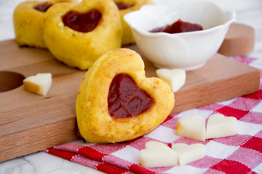 Sformatini di patate al ketchup -Senza glutine per tutti i gusti