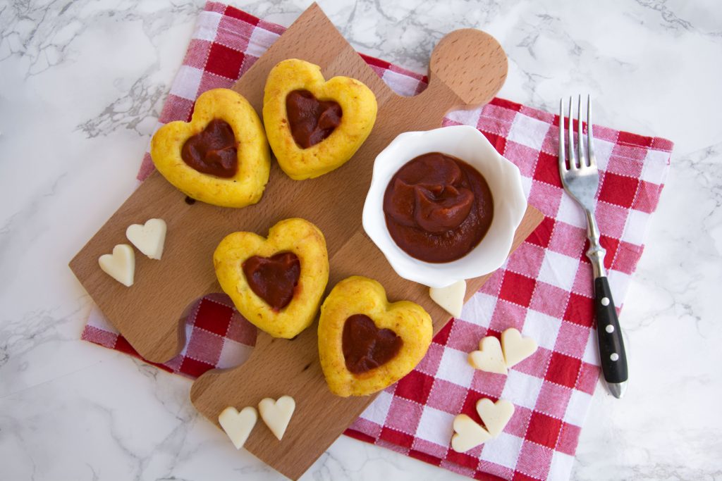 Sformatini di patate al ketchup -Senza glutine per tutti i gusti