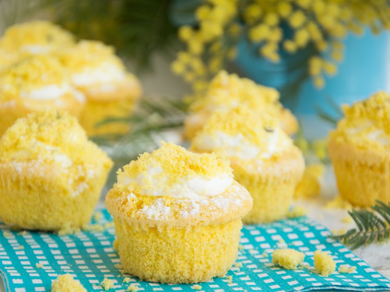 Mini mimose alla panna -Senza glutine per tutti i gusti