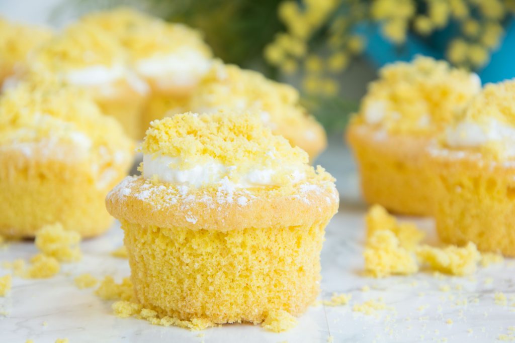 Mini mimose alla panna -Senza glutine per tutti i gusti