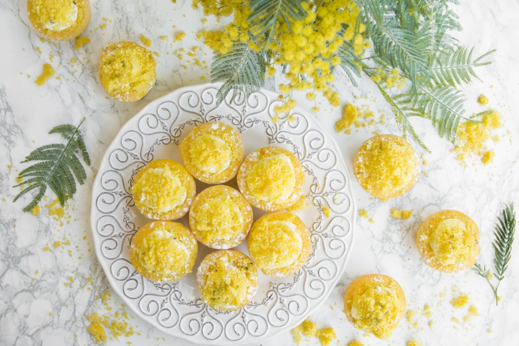 Mini mimose alla panna -Senza glutine per tutti i gusti