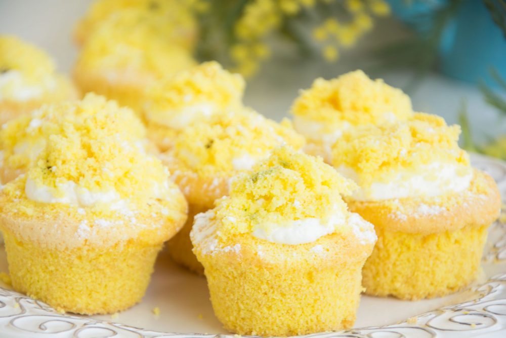 Mini mimose alla panna -Senza glutine per tutti i gusti