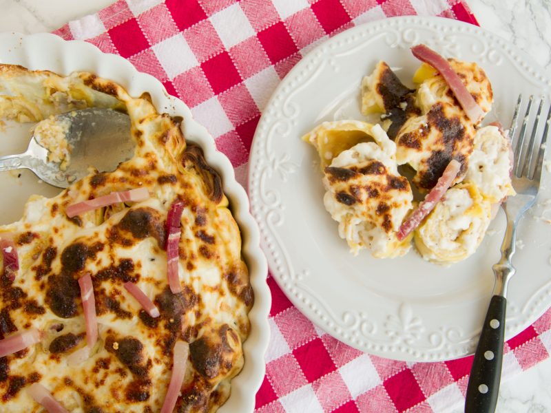 Timballo di crepes con ricotta e speck -Senza glutine per tutti i gusti