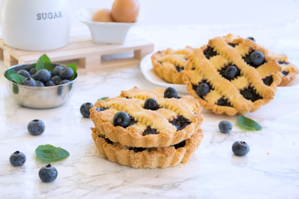 Crostatine ai mirtilli -Senza glutine per tutti i gusti