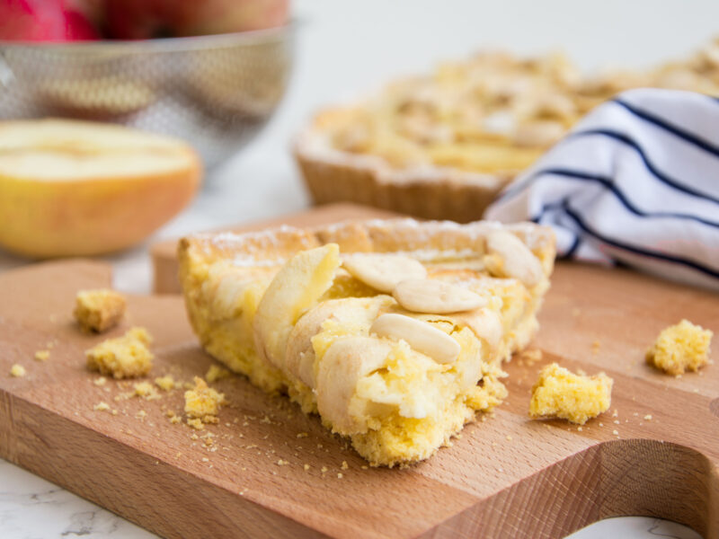 Crostata di mele con crema alle mandorle -Senza glutine per tutti i gusti