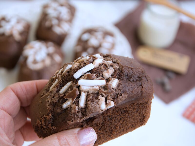 Mini plumcake yogurt e cacao -Senza glutine per tutti i gusti