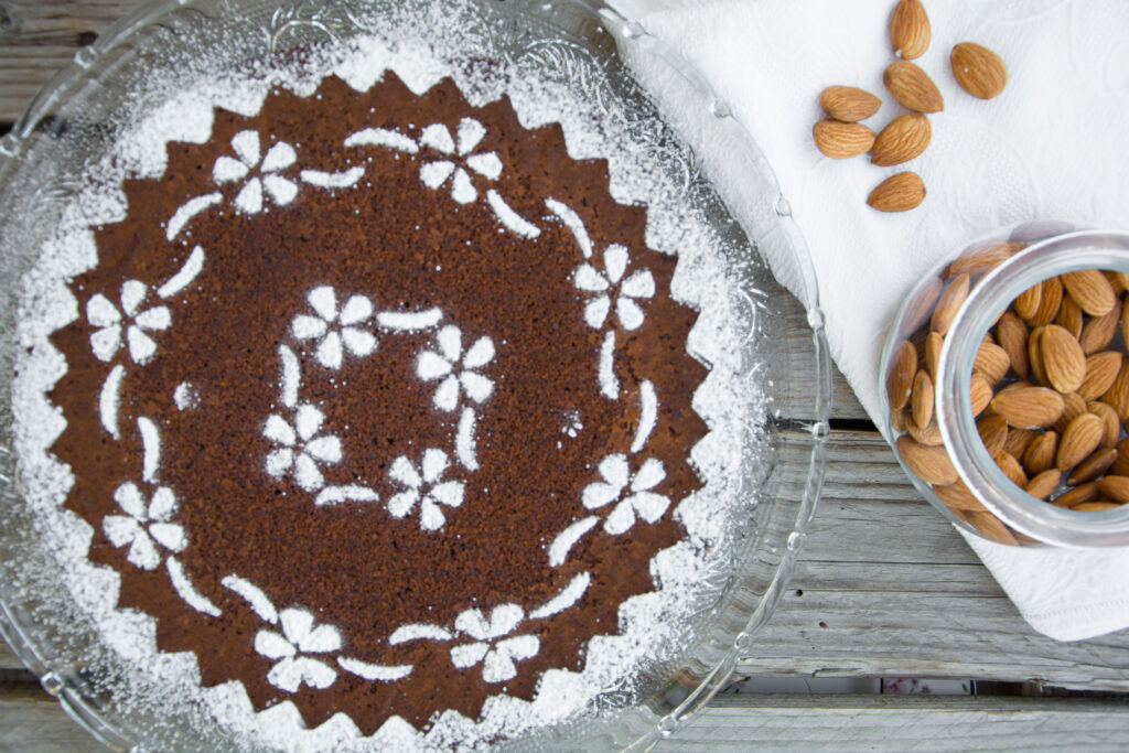 Torta caprese con Bimby -Senza glutine per tutti i gusti