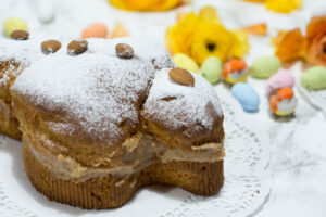 Colomba con crema di mandorle e gianduia -Senza glutine per tutti i gusti