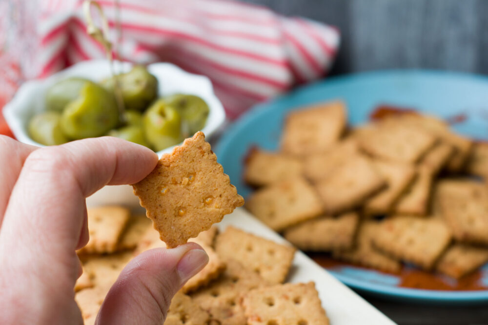 Salatini paprika e formaggio -Senza glutine per tutti i gusti