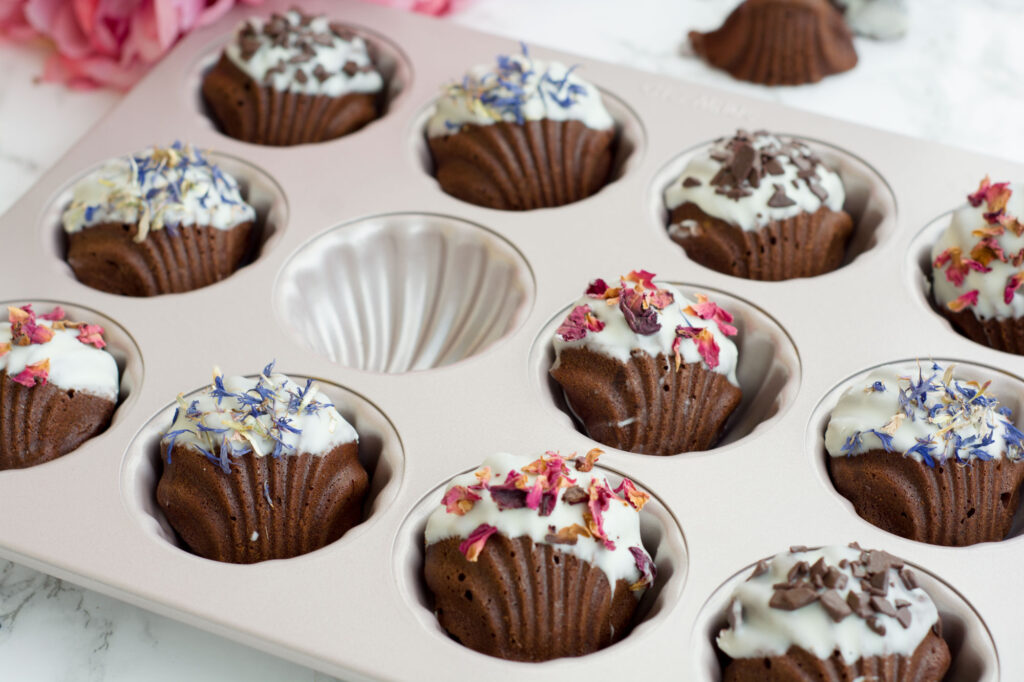 Madeleines al cioccolato -Senza glutine per tutti i gusti