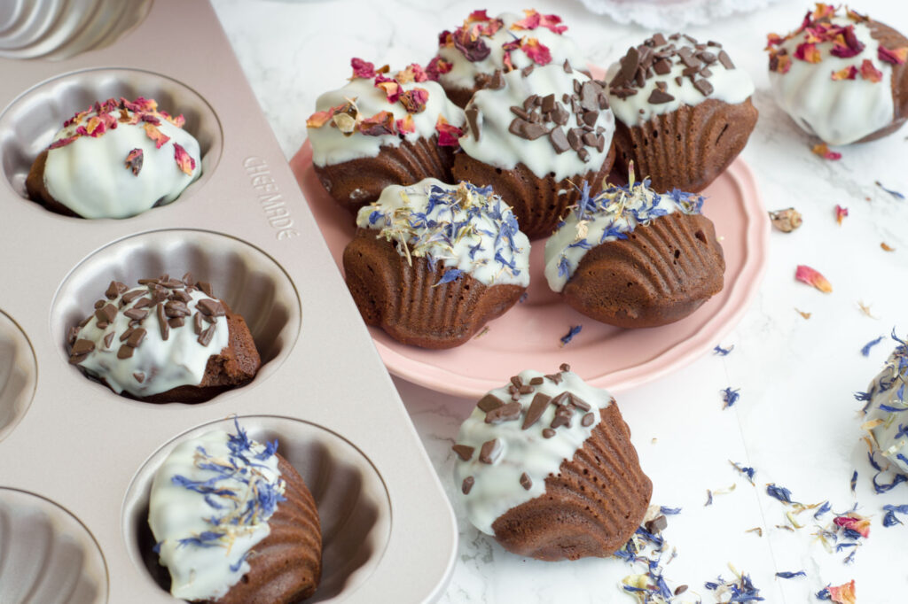 Madeleines al cioccolato -Senza glutine per tutti i gusti