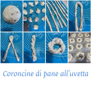 Coroncine di pane all'uvetta -Senza glutine per tutti i gusti