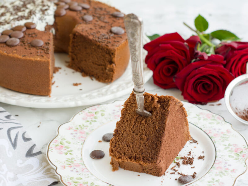 Chiffon cake vaniglia e cacao -Senza glutine per tutti i gusti