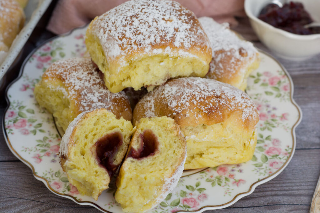 Buchteln alla marmellata -Senza glutine per tutti i gusti