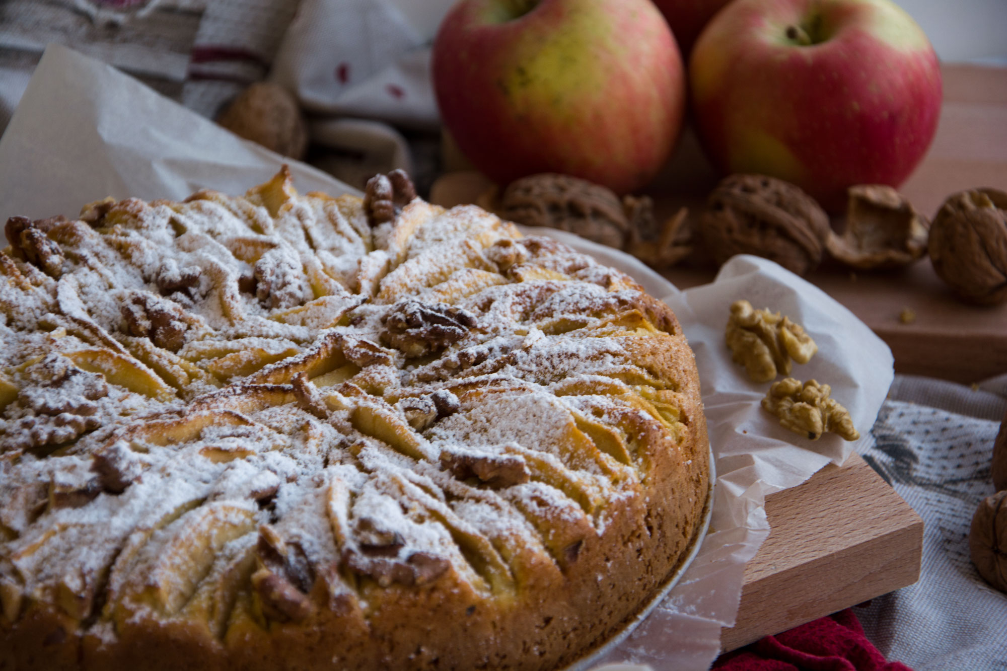 Torta di mele e noci Mulino Marello -Senza glutine per tutti i gusti