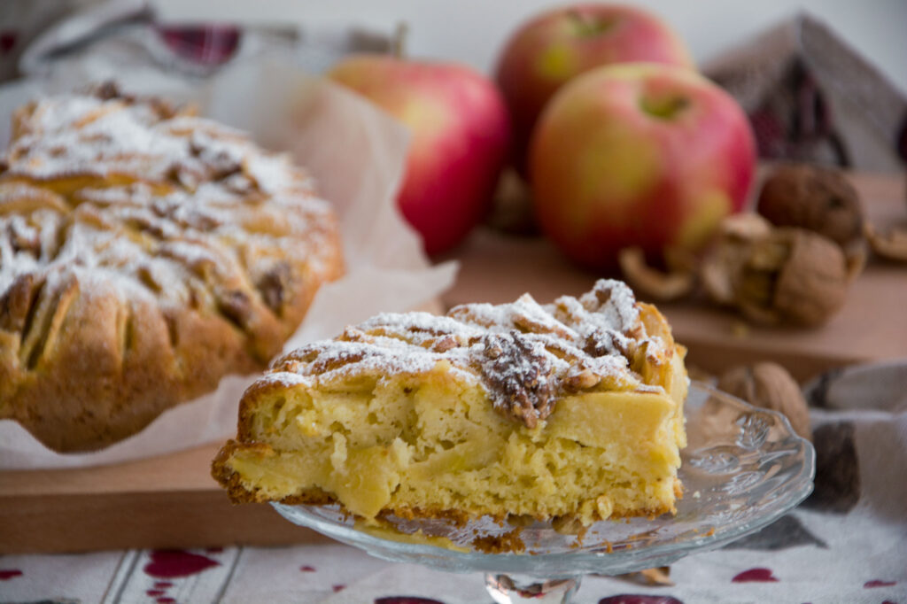 Torta di mele e noci Mulino Marello -Senza glutine per tutti i gusti